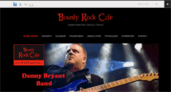 Desktop Screenshot of bountyrockcafe.cz